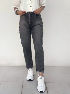 شلوار جین راسته طوسی زارا