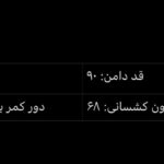 دامن جین نلی