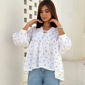 شومیز کیوت طرحدار