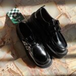 چانکی سگک دار (نقره ای) مشکی