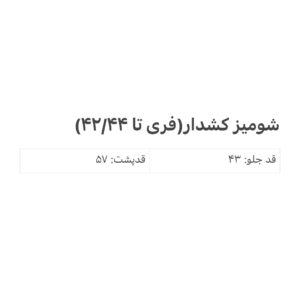 شومیز کشدار کارما